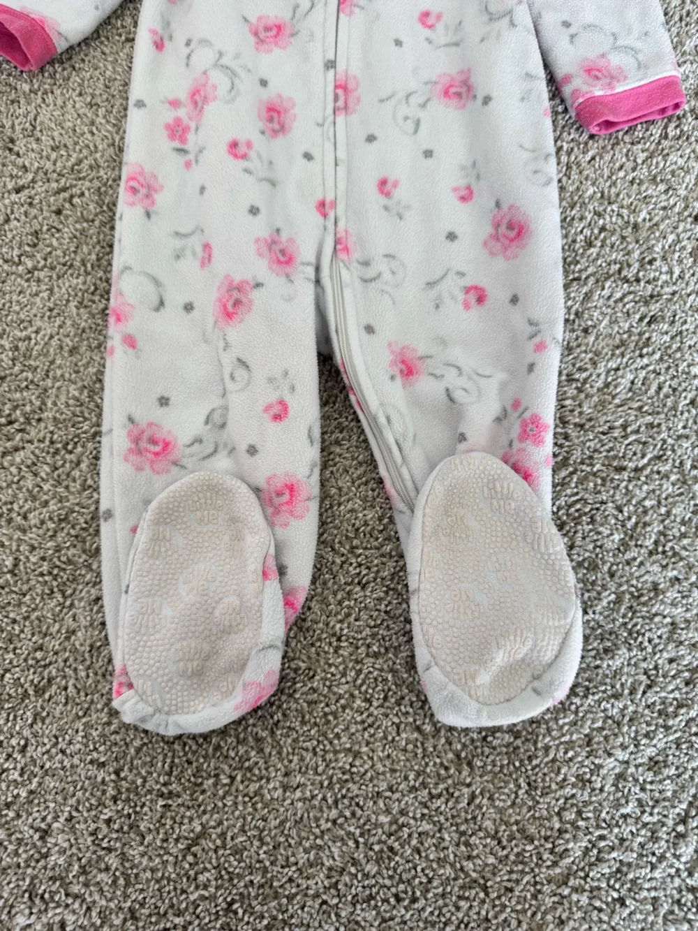 Baby Girl Fleece Footed Pajamas Bundle 18 Months Fleece Footed One-Piece Outfit